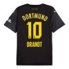 Maillot de Supporter Borussia Dortmund Brandt 10 Extérieur 2024-25 Pour Enfant